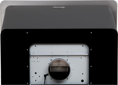 ILVE 36" Majestic Wall Mount Range Hood with 600 CFM Blower Antigrease Filter 2 Warming Lights Filter Light Indicator Autooff Function and 4 Fan Speeds (UAM90)