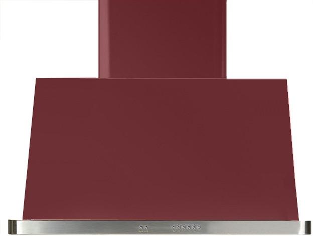 ILVE 36" Majestic Wall Mount Range Hood with 600 CFM Blower Antigrease Filter 2 Warming Lights Filter Light Indicator Autooff Function and 4 Fan Speeds (UAM90)
