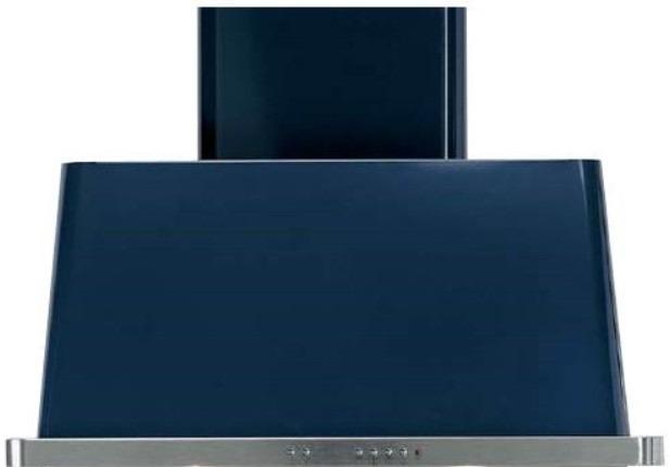ILVE 36" Majestic Wall Mount Range Hood with 600 CFM Blower Antigrease Filter 2 Warming Lights Filter Light Indicator Autooff Function and 4 Fan Speeds (UAM90)
