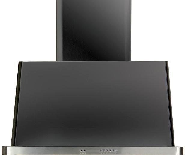 ILVE 36" Majestic Wall Mount Range Hood with 600 CFM Blower Antigrease Filter 2 Warming Lights Filter Light Indicator Autooff Function and 4 Fan Speeds (UAM90)