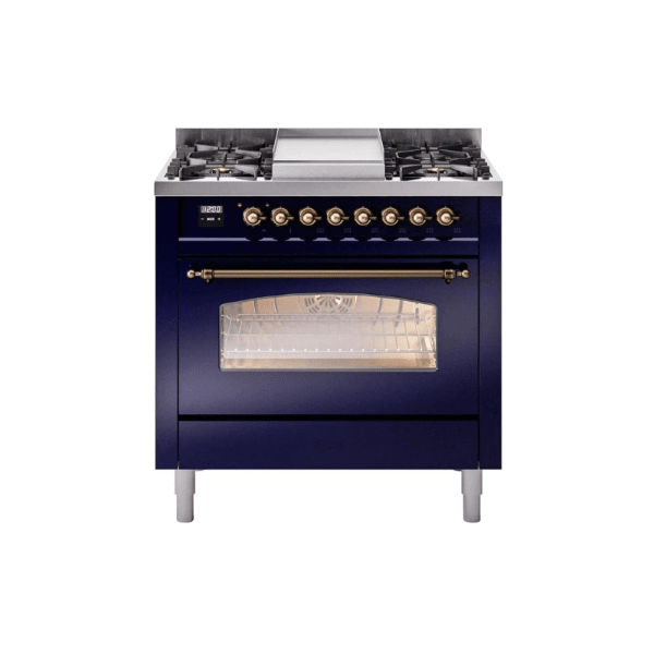 ILVE 36" Nostalgie II Series Freestanding Single Oven Dual Fuel Range