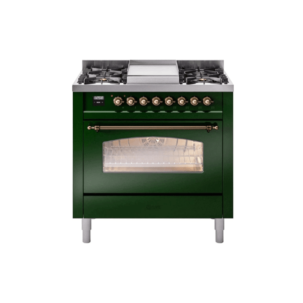 ILVE 36" Nostalgie II Series Freestanding Single Oven Dual Fuel Range
