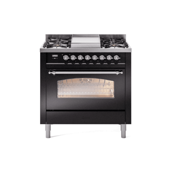 ILVE 36" Nostalgie II Series Freestanding Single Oven Dual Fuel Range
