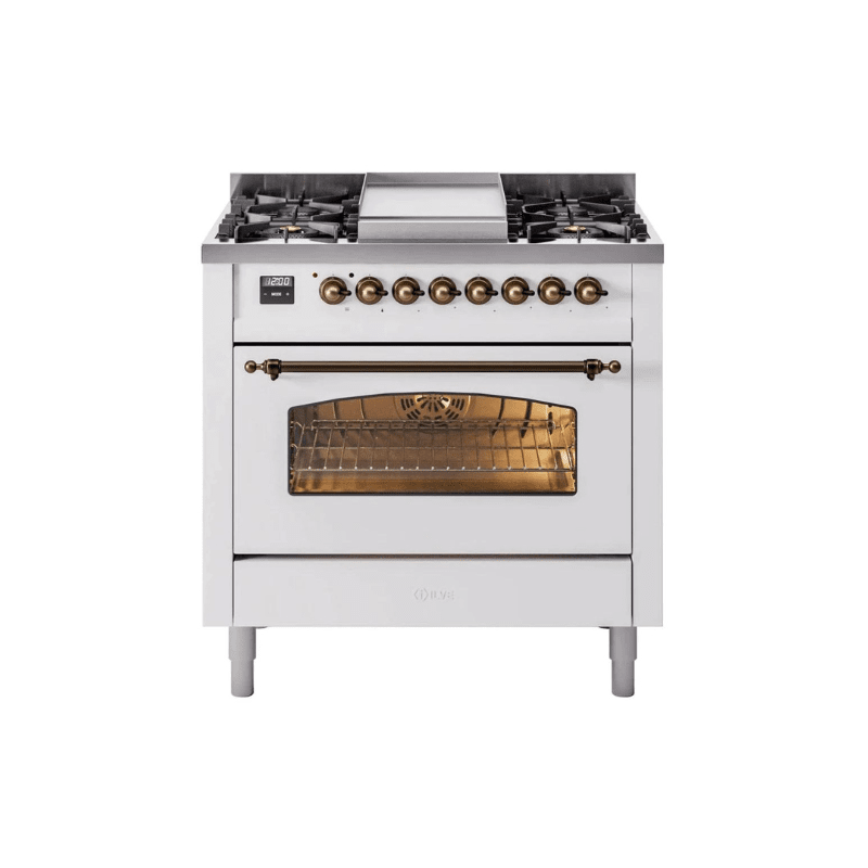 ILVE 36" Nostalgie II Series Freestanding Single Oven Dual Fuel Range
