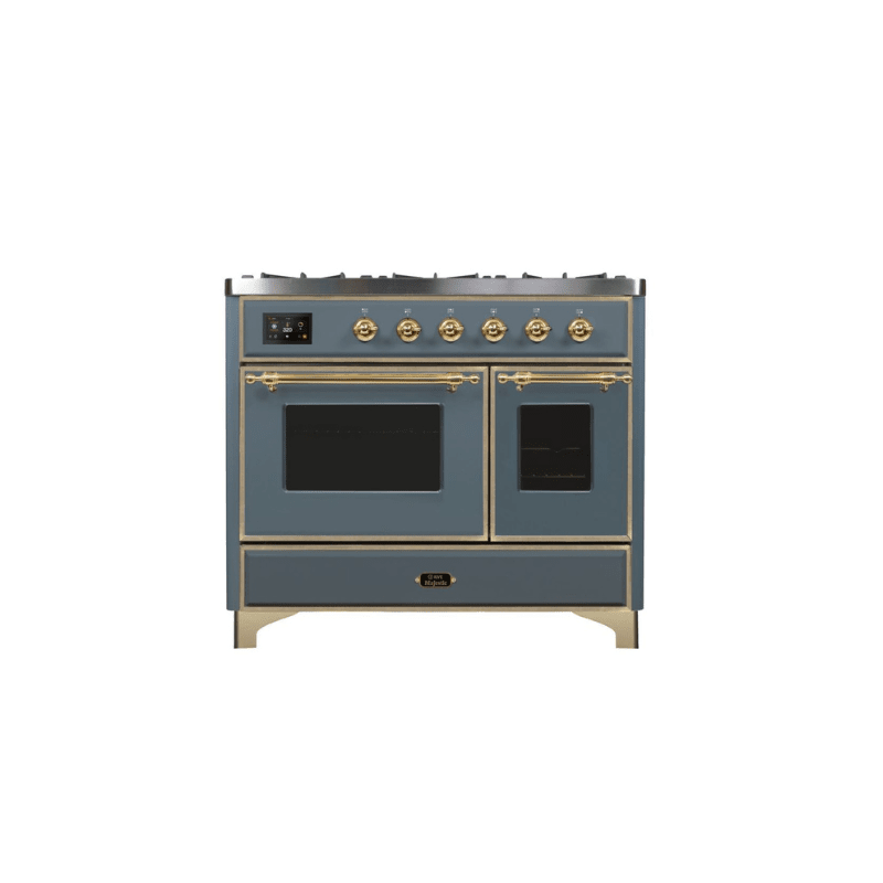 ILVE 40 Inch Majestic II Series Natural Gas/ Propane Gas Burner and Electric Oven with 6 Sealed Burners (UMD10FDNS3)
