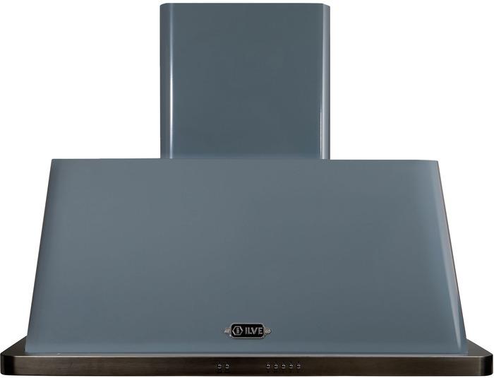 ILVE 40" Majestic Wall Mount Range Hood with 600 CFM Blower Antigrease Filter 2 Warming Lights Filter Light Indicator Autooff Function and 4 Fan Speeds (UAM100)