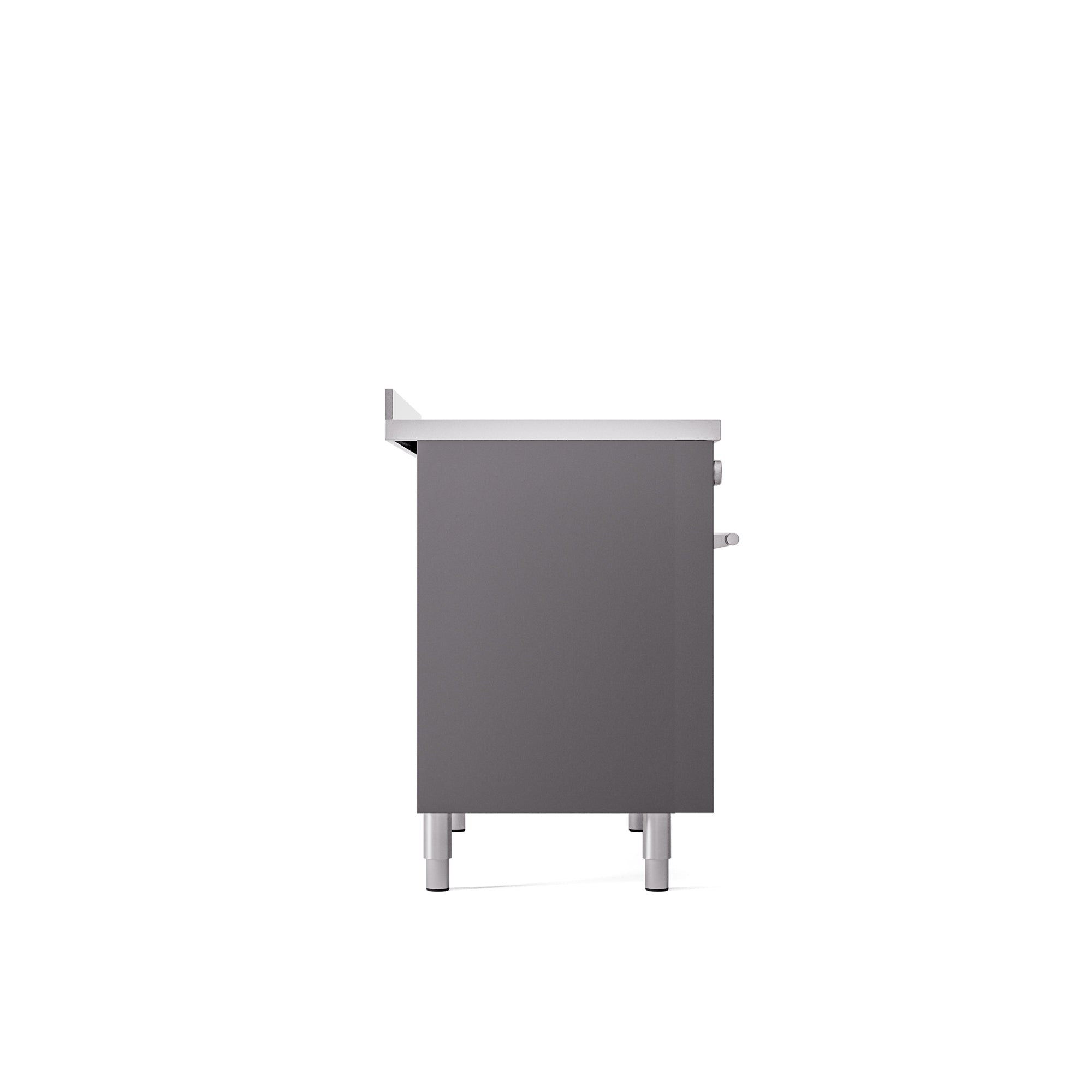ILVE 40" Professional Plus II Series Freestanding Electric Double Oven Range with 5 Elements, Triple Glass Cool Door UPDI406WMP