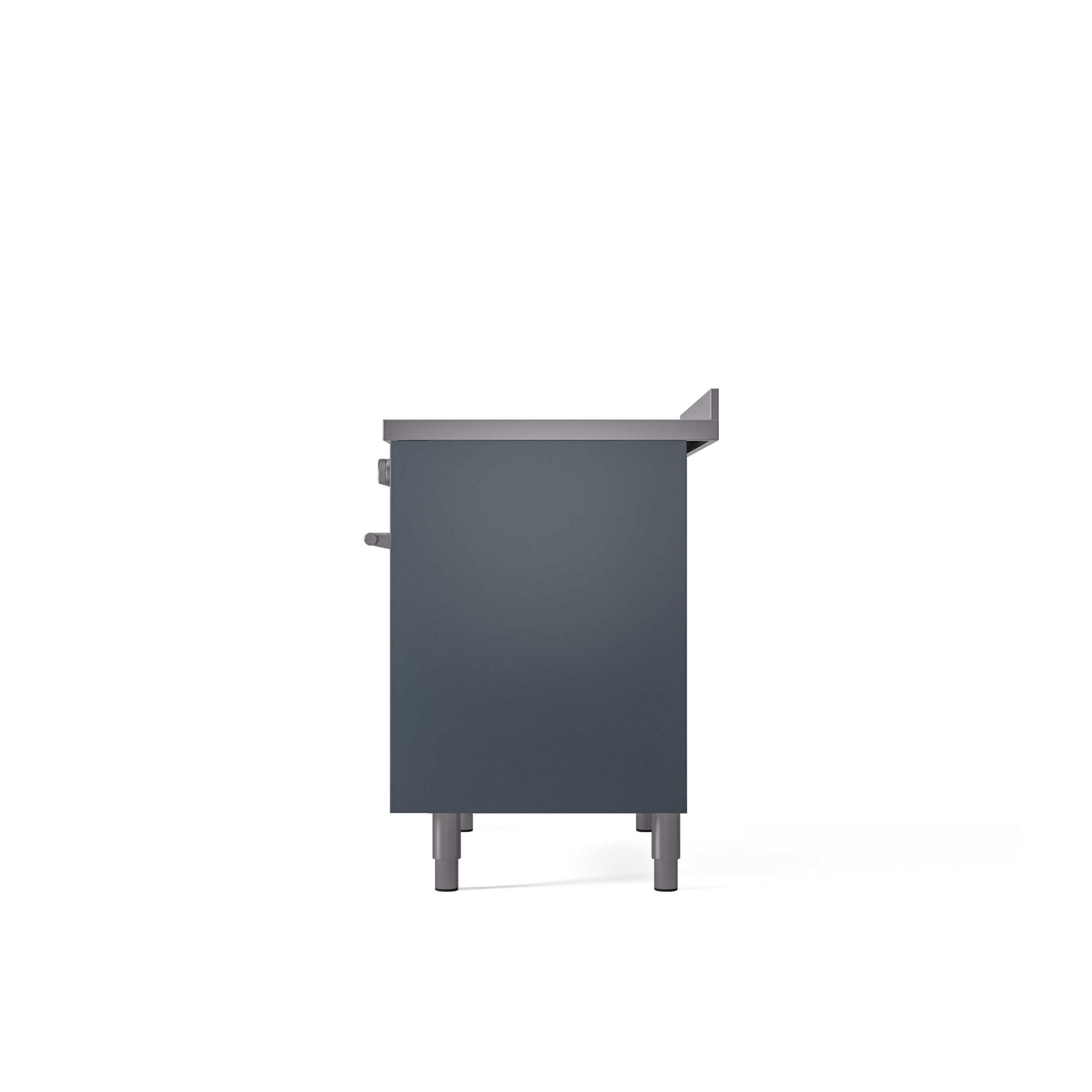 ILVE 40" Professional Plus II Series Freestanding Electric Double Oven Range with 5 Elements, Triple Glass Cool Door UPDI406WMP