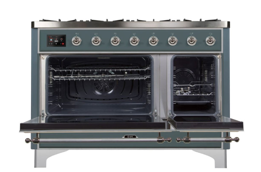 ILVE 48 Inch Majestic II Freestanding Double Oven Range UM12FDNS3