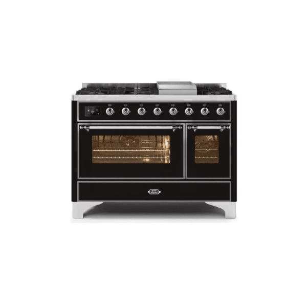 ILVE 48 Inch Majestic II Freestanding Double Oven Range UM12FDNS3