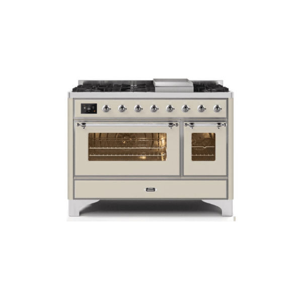 ILVE 48 Inch Majestic II Freestanding Double Oven Range UM12FDNS3