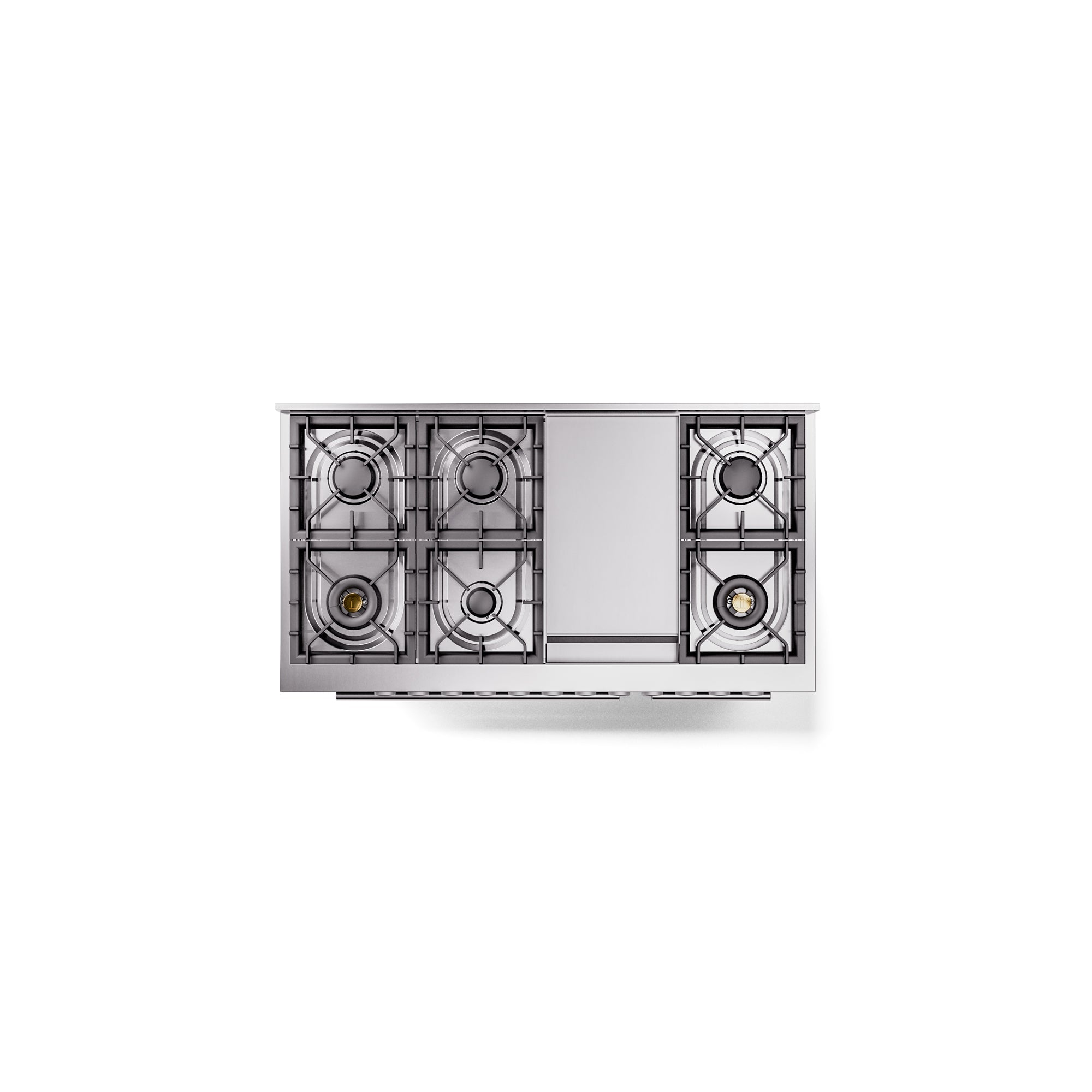 ILVE 48Inch Professional Plus II Freestanding Dual Fuel Range with 8 Sealed Burner UP48FWMP