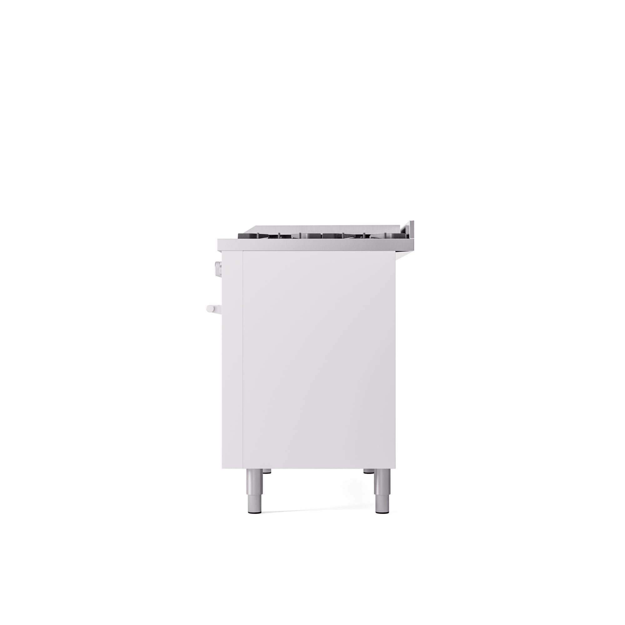 ILVE 48Inch Professional Plus II Freestanding Dual Fuel Range with 8 Sealed Burner UP48FWMP