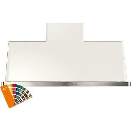 ILVE 48" Majestic Wall Mount Range Hood with 600 CFM Blower Antigrease Filter 2 Warming Lights Filter Light Indicator Autooff Function and 4 Fan Speeds (UAM120)