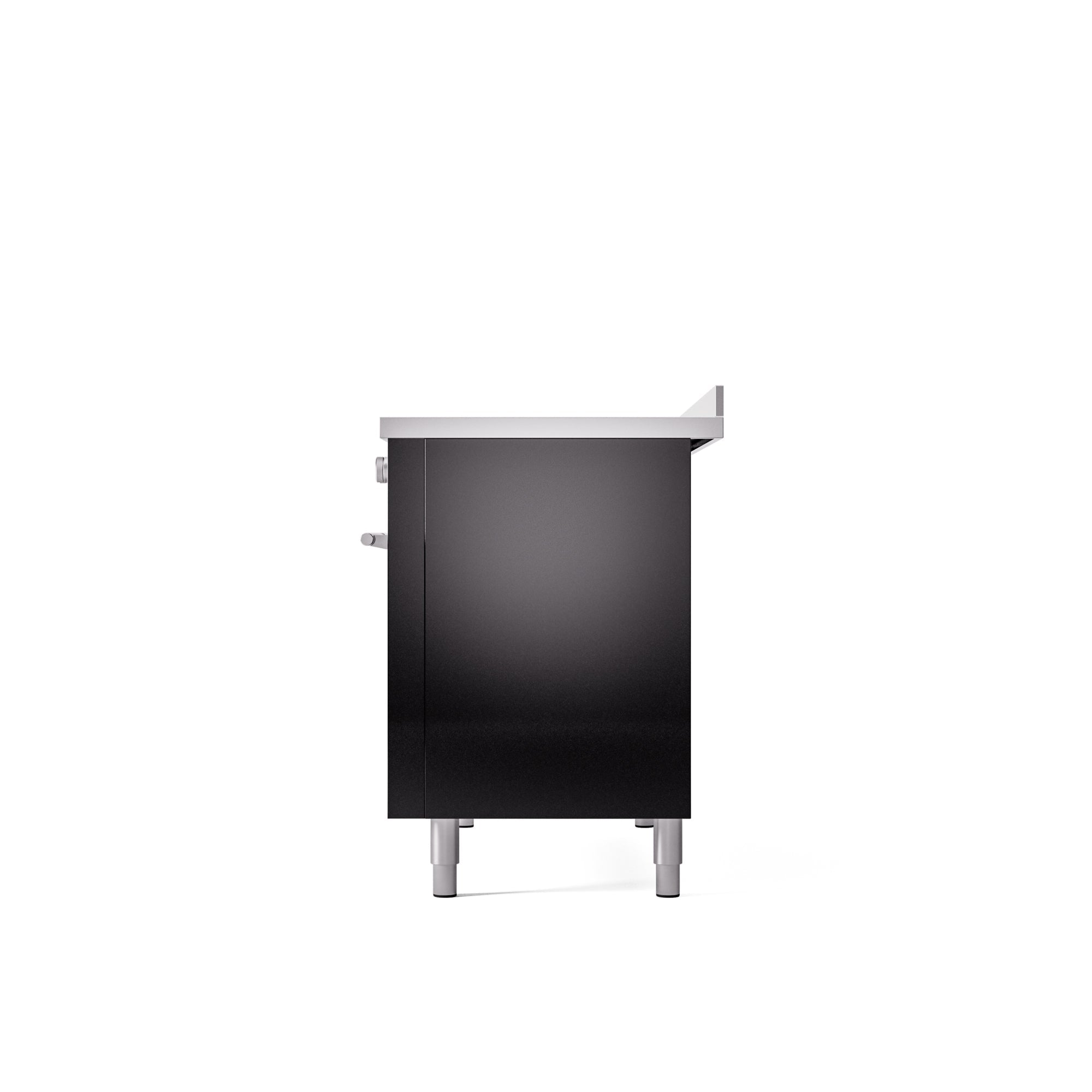 ILVE 48" Professional Plus II Series Freestanding Electric Double Oven Range with 8 Elements, Triple Glass Cool Door, Convection Oven, TFT Oven Control Display and Child Lock UPI486WMP