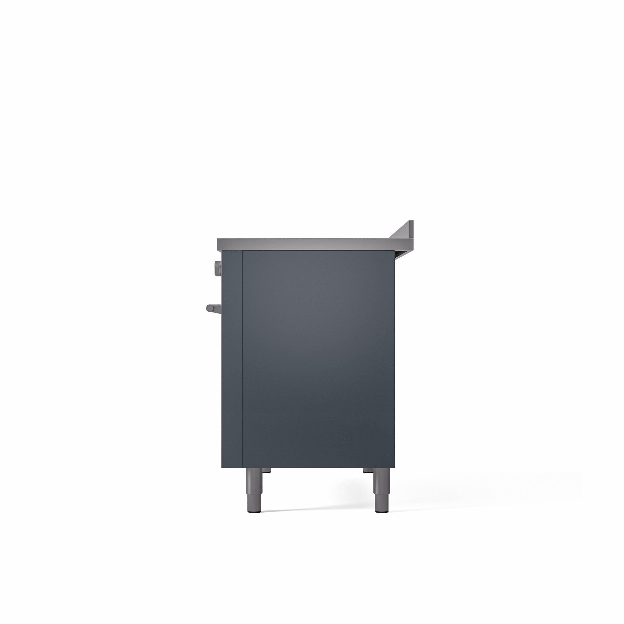 ILVE 48" Professional Plus II Series Freestanding Electric Double Oven Range with 8 Elements, Triple Glass Cool Door, Convection Oven, TFT Oven Control Display and Child Lock UPI486WMP
