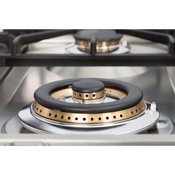 ILVE 60 Inch Nostalgie Series Freestanding Double Oven Dual Fuel Range with 8 Sealed Burners and Griddle (UPN150FDM)