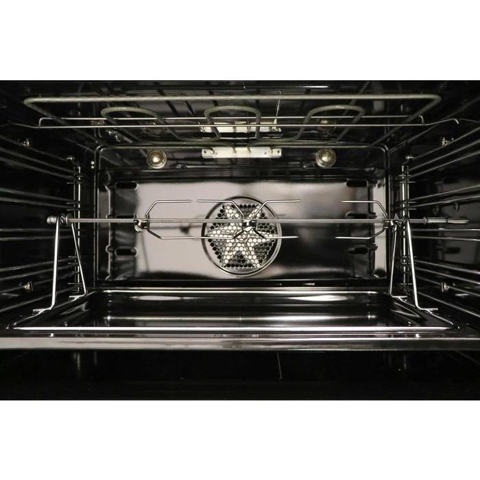 ILVE 60 Inch Nostalgie Series Freestanding Double Oven Dual Fuel Range with 8 Sealed Burners and Griddle (UPN150FDM)