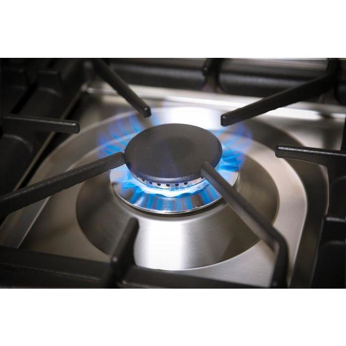 ILVE 60 Inch Nostalgie Series Freestanding Double Oven Dual Fuel Range with 8 Sealed Burners and Griddle (UPN150FDM)