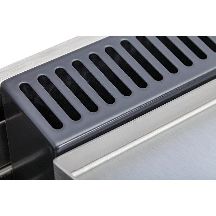 ILVE 60 Inch Nostalgie Series Freestanding Double Oven Dual Fuel Range with 8 Sealed Burners and Griddle (UPN150FDM)