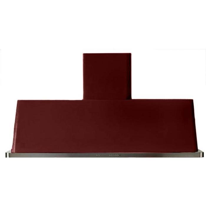 ILVE 60" Wall Mount Range Hood features 600 CFM Blower Antigrease Filter 2 Warming Lights Filter Light Indicator Autooff Function and 4 Fan Speeds UAM150