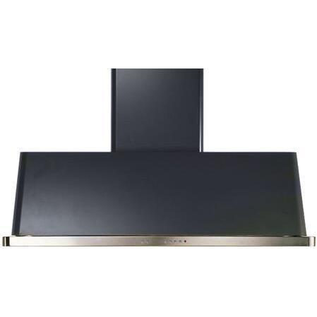 ILVE 60" Wall Mount Range Hood features 600 CFM Blower Antigrease Filter 2 Warming Lights Filter Light Indicator Autooff Function and 4 Fan Speeds UAM150