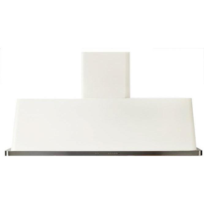 ILVE 60" Wall Mount Range Hood features 600 CFM Blower Antigrease Filter 2 Warming Lights Filter Light Indicator Autooff Function and 4 Fan Speeds UAM150