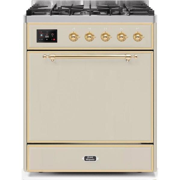 ILVE Majestic II Series 30 Inch Dual Fuel Freestanding Range Gas/Propane (UM30DQNE3)