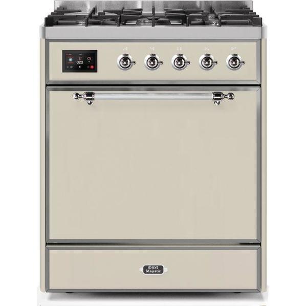 ILVE Majestic II Series 30 Inch Dual Fuel Freestanding Range Gas/Propane (UM30DQNE3)