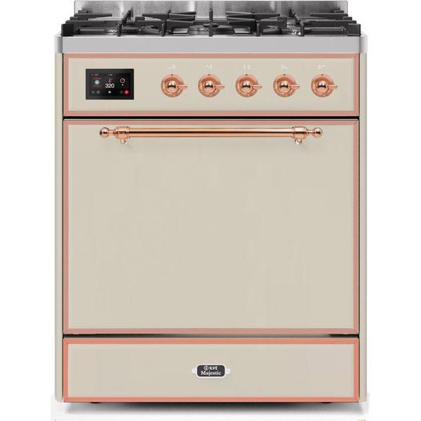 ILVE Majestic II Series 30 Inch Dual Fuel Freestanding Range Gas/Propane (UM30DQNE3)