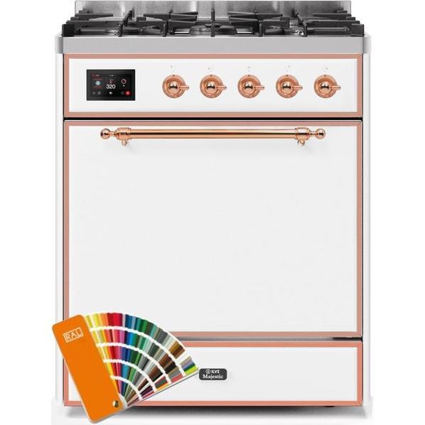 ILVE Majestic II Series 30 Inch Dual Fuel Freestanding Range Gas/Propane (UM30DQNE3)