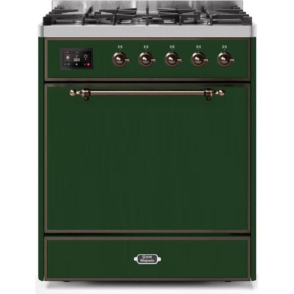 ILVE Majestic II Series 30 Inch Dual Fuel Freestanding Range Gas/Propane (UM30DQNE3)