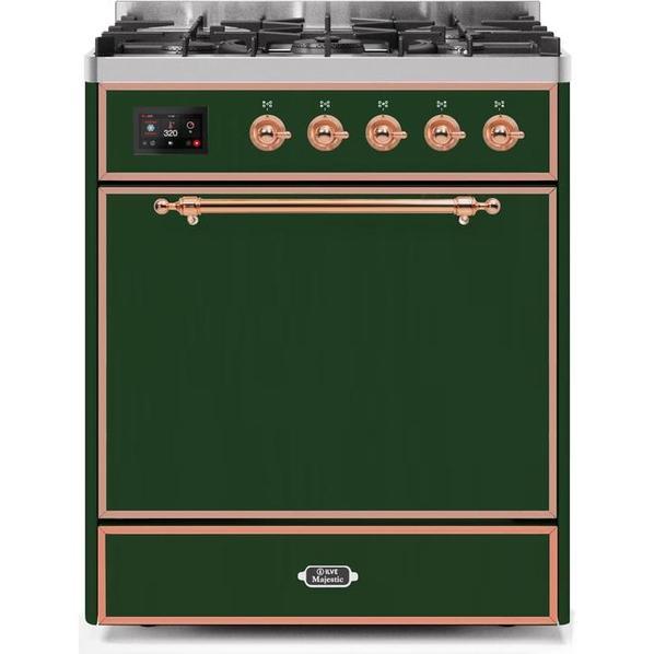 ILVE Majestic II Series 30 Inch Dual Fuel Freestanding Range Gas/Propane (UM30DQNE3)