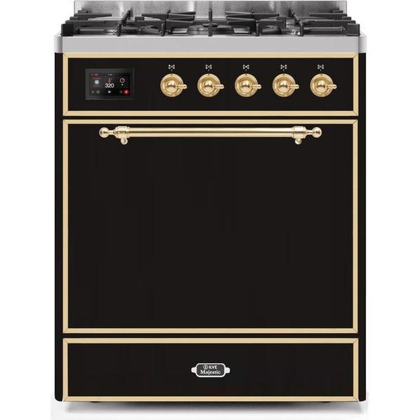 ILVE Majestic II Series 30 Inch Dual Fuel Freestanding Range Gas/Propane (UM30DQNE3)