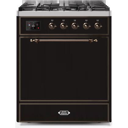 ILVE Majestic II Series 30 Inch Dual Fuel Freestanding Range Gas/Propane (UM30DQNE3)