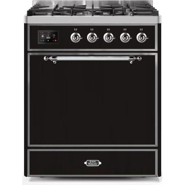 ILVE Majestic II Series 30 Inch Dual Fuel Freestanding Range Gas/Propane (UM30DQNE3)
