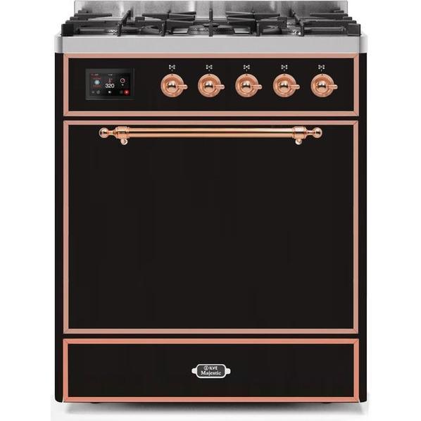ILVE Majestic II Series 30 Inch Dual Fuel Freestanding Range Gas/Propane (UM30DQNE3)