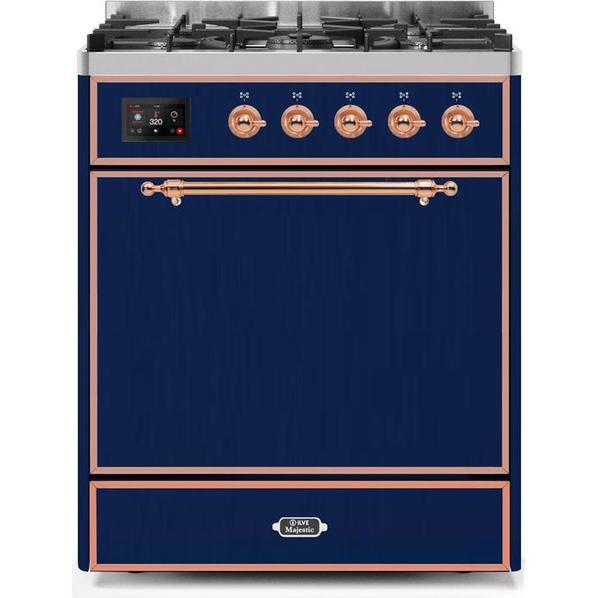 ILVE Majestic II Series 30 Inch Dual Fuel Freestanding Range Gas/Propane (UM30DQNE3)