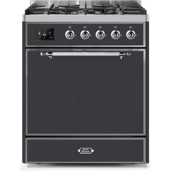 ILVE Majestic II Series 30 Inch Dual Fuel Freestanding Range Gas/Propane (UM30DQNE3)