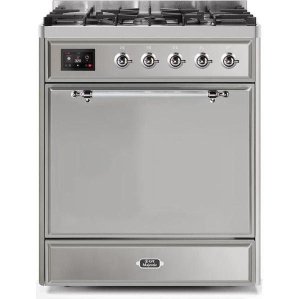 ILVE Majestic II Series 30 Inch Dual Fuel Freestanding Range Gas/Propane (UM30DQNE3)