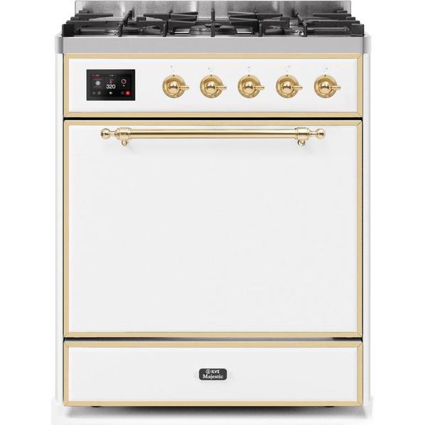 ILVE Majestic II Series 30 Inch Dual Fuel Freestanding Range Gas/Propane (UM30DQNE3)