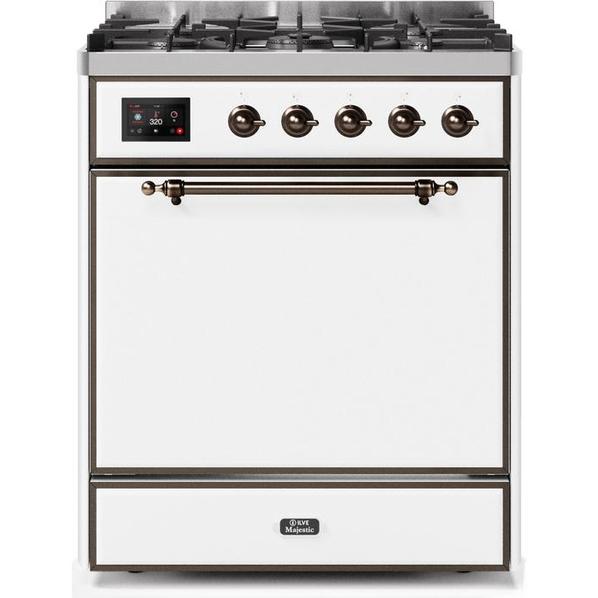 ILVE Majestic II Series 30 Inch Dual Fuel Freestanding Range Gas/Propane (UM30DQNE3)