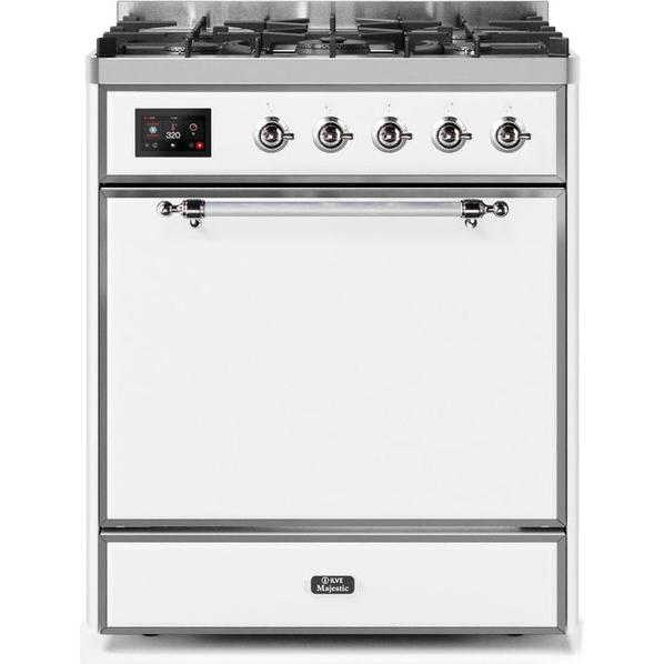 ILVE Majestic II Series 30 Inch Dual Fuel Freestanding Range Gas/Propane (UM30DQNE3)