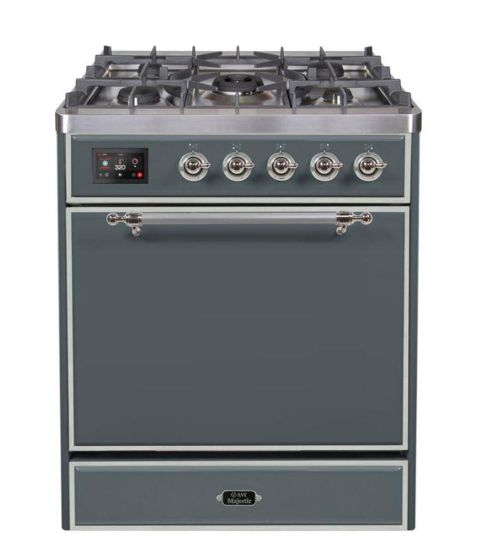 ILVE Majestic II Series 30 Inch Dual Fuel Freestanding Range Gas/Propane (UM30DQNE3)