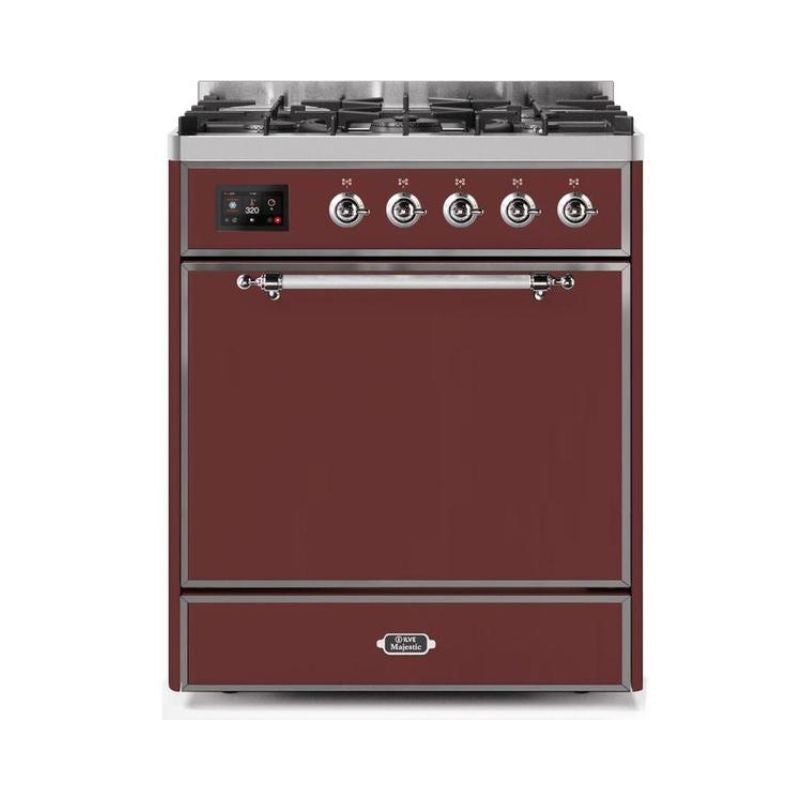 ILVE Majestic II Series 30 Inch Dual Fuel Freestanding Range Gas/Propane (UM30DQNE3)