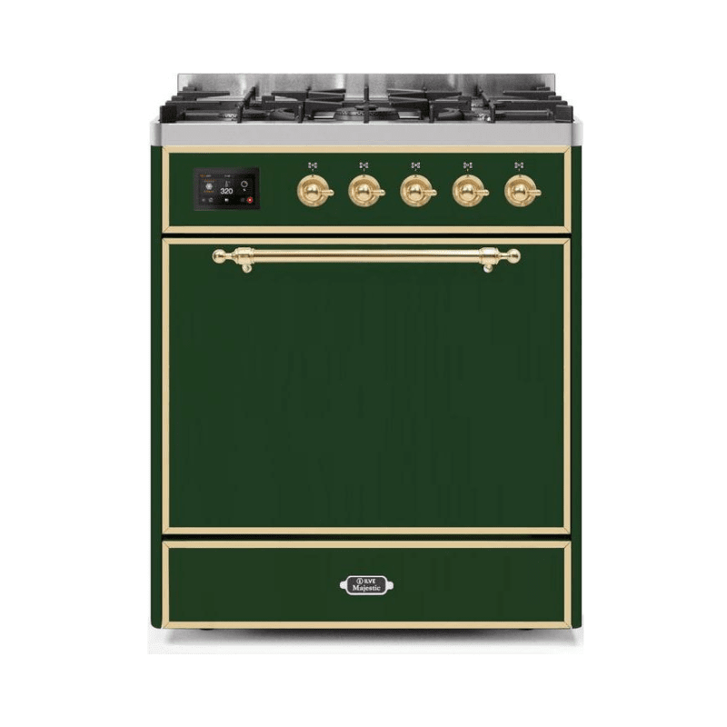 ILVE Majestic II Series 30 Inch Dual Fuel Freestanding Range Gas/Propane (UM30DQNE3)