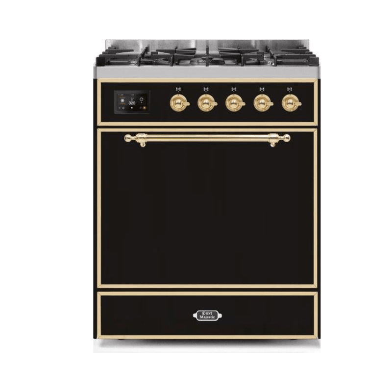 ILVE Majestic II Series 30 Inch Dual Fuel Freestanding Range Gas/Propane (UM30DQNE3)