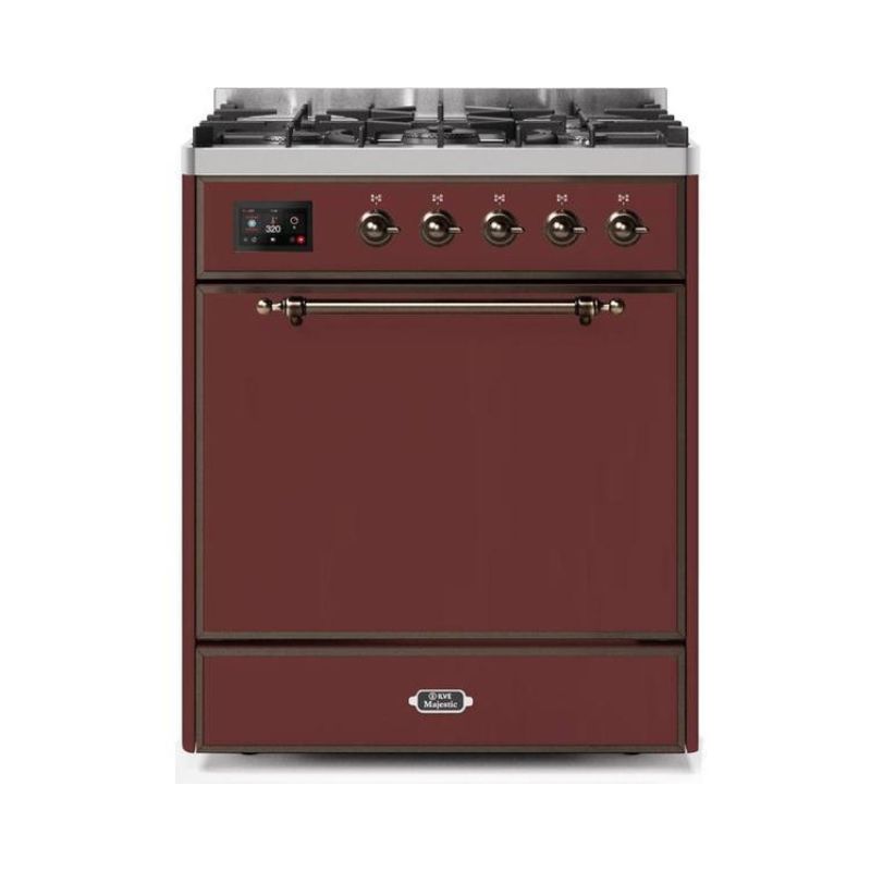 ILVE Majestic II Series 30 Inch Dual Fuel Freestanding Range Gas/Propane (UM30DQNE3)