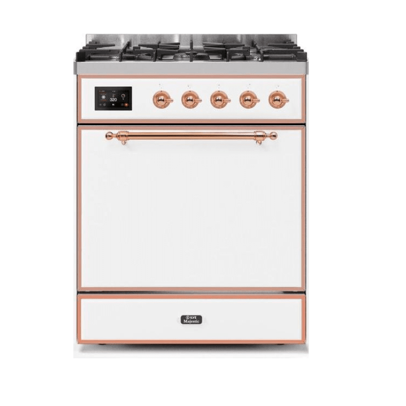 ILVE Majestic II Series 30 Inch Dual Fuel Freestanding Range Gas/Propane (UM30DQNE3)