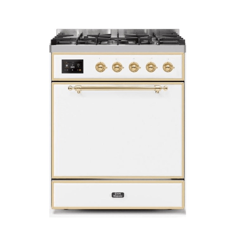 ILVE Majestic II Series 30 Inch Dual Fuel Freestanding Range Gas/Propane (UM30DQNE3)